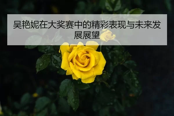 吴艳妮在大奖赛中的精彩表现与未来发展展望